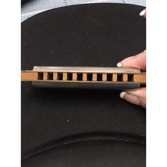 Vintage Hohner Marine Band Harmonica Model 1896 Key of C Musical Instrument - Picture 4 of 6